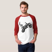 Offroad-motorraces T-shirt (Voorkant volledig)