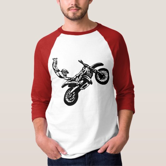 Offroad-motorraces T-shirt (Voorkant)