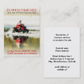 Offroad Quad - Sportactie 4x4 foto's Visitekaartje (Voorkant / Achterkant)