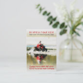 Offroad Quad - Sportactie 4x4 foto's Visitekaartje (Staand voorkant)