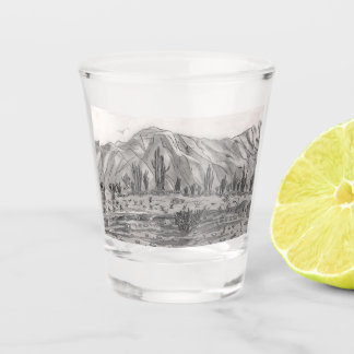 Offroad Race Track in Bahia de los Angeles Shot Glas