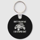 Offroad Utv Funny Sxs Don't Follow Me I Do Stud Th Sleutelhanger (Voorkant)