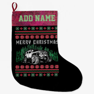Offroad vehicle Ugly Kerstkeuken Grote Kerstsok