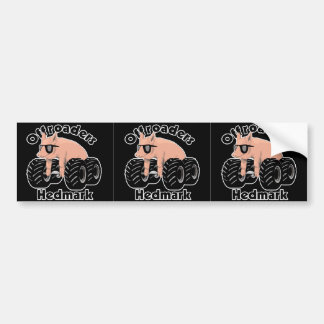 Offroaders Hedmark - 3 Logo zwart Bumpersticker