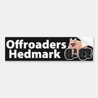 Offroaders Hedmark - Bumpersticker zwart