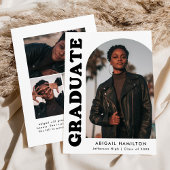 Offset Arch Black en White 4 Photo Afstuderen Aankondiging