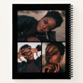 Offset Arch Zwart Foto Afstuderen Gastboek Notitieboek (Achterkant)