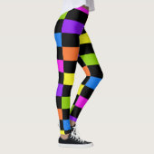 Offset blokken van heldere kleuren met zwart leggings (Rechts)