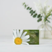 Offset Daisy Floral Visitekaartje (Staand voorkant)