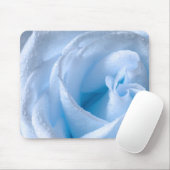 Offset Dewy Blue Roos Mousepad Muismat (Met muis)