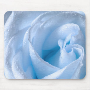 Offset Dewy Blue Roos Mousepad Muismat