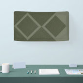 Offset Dubbele Diamant Groene Banner (Beurs)