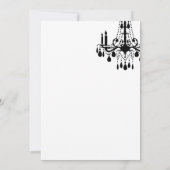 Offset Grand Ballroom Birthday Invitation (wit) Kaart (Achterkant)