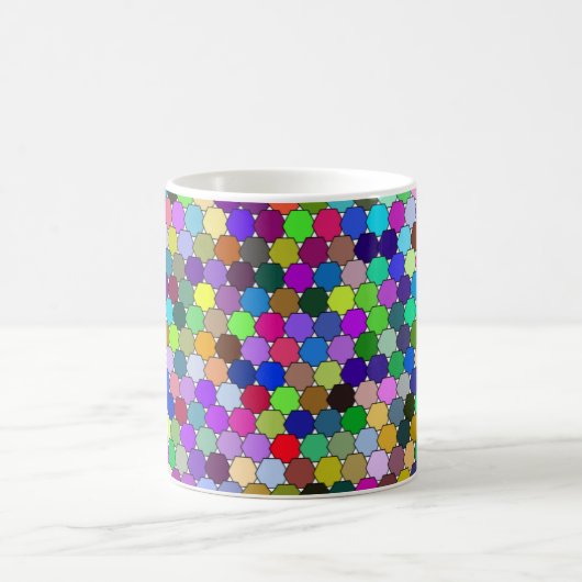 Offset Hexagons 11oz-Mok Koffiemok (Center)