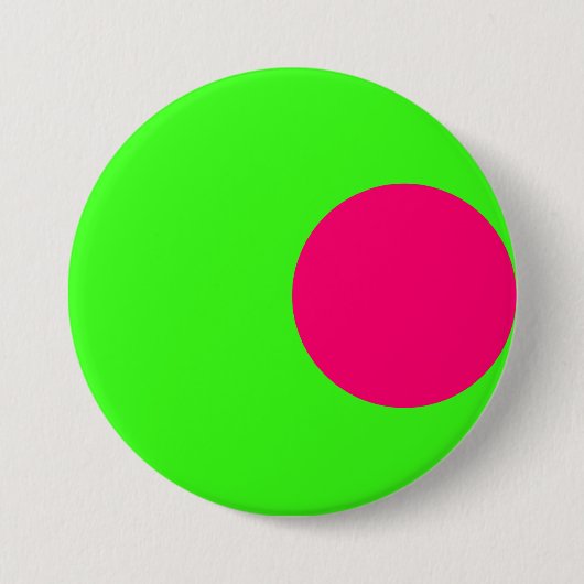 Offset Neon Dot Aangepaste Knop Ronde Button 7,6 Cm (Voorkant)