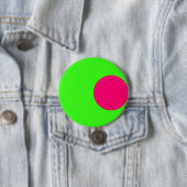 Offset Neon Dot Aangepaste Knop Ronde Button 7,6 Cm (In situ)