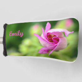 Offset Pink Bud gepersonaliseerde putter Hoesje Golfheadcover
