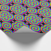 Offset Rainbow Spiral door Kenneth Yoncich Cadeaupapier (Hoek)