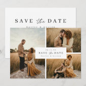 Offset raster Vormgeving Save the Date Fotokaart A (Voorkant / Achterkant)