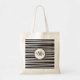 Offset Stripes Monogram gepersonaliseerd Tas