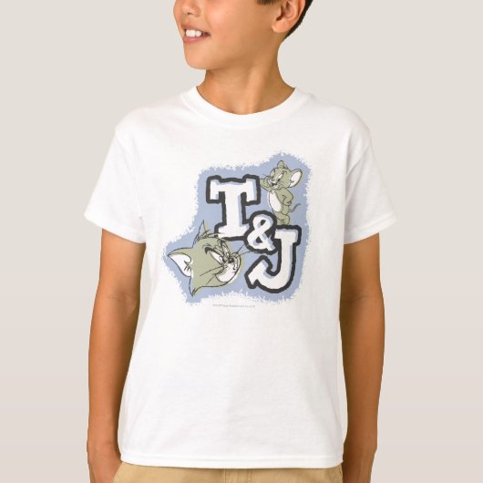 Offset vult Tom en Jerry Initialen Logo T-shirt (Voorkant)