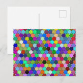 Offset zeshoeken Briefkaart (Voorkant / Achterkant)