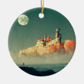 Offshore Citadel Fantasy Sci-Fi Keramisch Ornament (Voorkant)