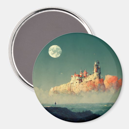 Offshore Citadel Fantasy Sci-Fi Magneet (Voorkant / Achterkant)