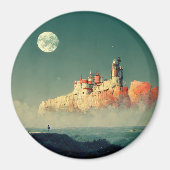 Offshore Citadel Fantasy Sci-Fi Magneet (Voorkant)