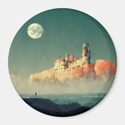 Offshore Citadel Fantasy Sci-Fi Magneet (Voorkant)