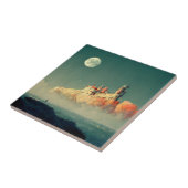 Offshore Citadel Fantasy Sci-Fi Tegeltje (Zijkant)