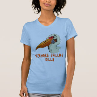 Offshore Drilling doodt in het wild levende hemden T-shirt