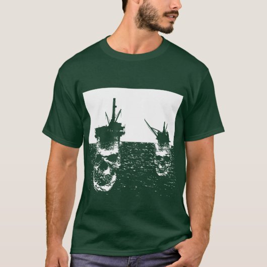 OFFSHORE OIL RIGS T-SHIRT (Voorkant)