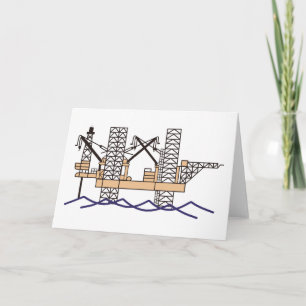 Offshore-olierijg Kaart