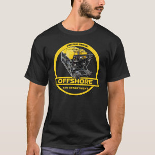 Offshore — ROV-afdeling — zwart T-shirt