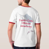 Offshore visserij t-shirt (Achterkant volledig)