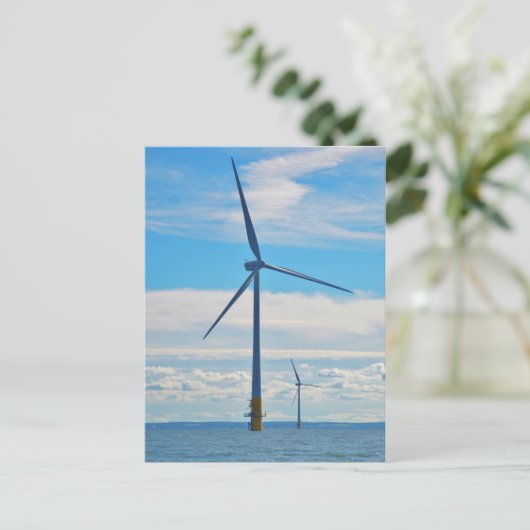 Offshore Wind Boerderij Briefkaart (Staand voorkant)