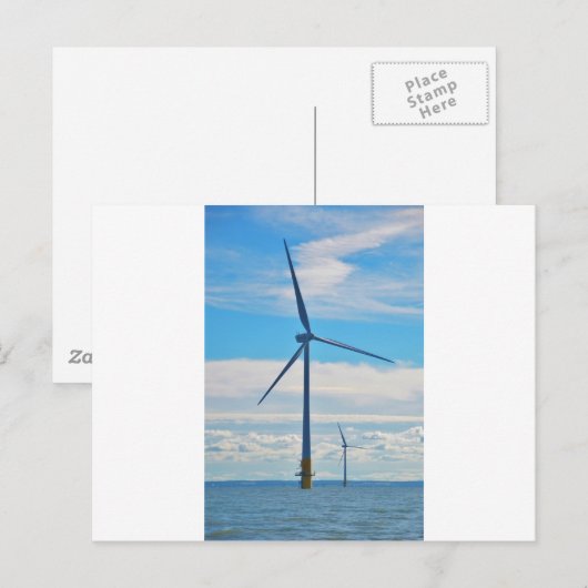 Offshore Wind Boerderij Briefkaart (Voorkant / Achterkant)