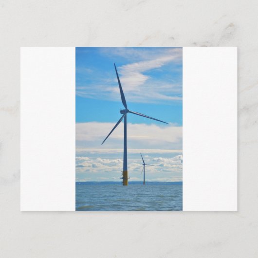 Offshore Wind Boerderij Briefkaart (Voorkant)