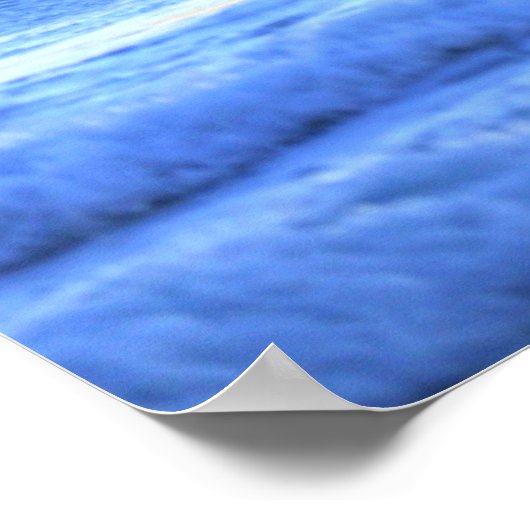 Offshore winden Huntington Beach Pier Poster (Hoek)