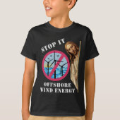 Offshore windenergie Stop het Jezus T-shirt (Voorkant)