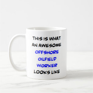 offshorewerknemer, geweldige koffiemok
