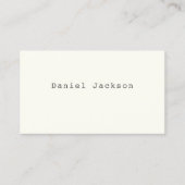 Offwhite II Minimale Visitekaartje lettertypefout  (Voorkant)