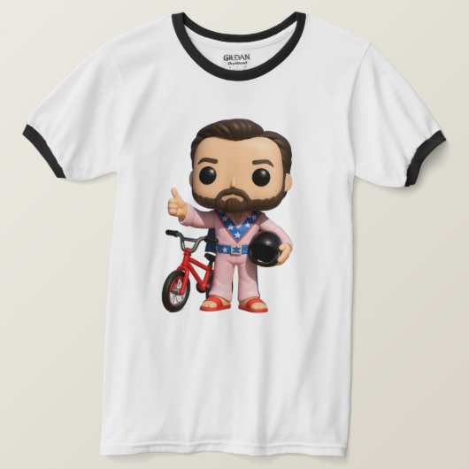 OFG HET POP SHIRT! RINGER ONTWERP! T-SHIRT (Design voorkant)