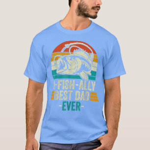 Ofish Vist papa Fisherman BestDadEver Vader T-shirt