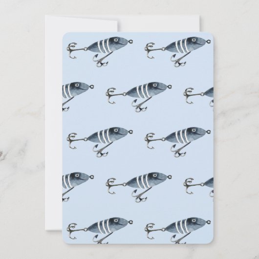 O'fishal Viste Boy 1st Birthday Kaart (Achterkant)