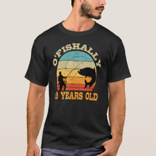 O'Fishally 10 Years Old Vissen Birthday Theme Par T-shirt
