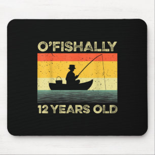 Ofishally 12 jaar oud shirt 12e verjaardag vintage muismat