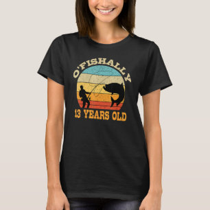 O'Fishally 13 Jaar Oude Vis Thema Verjaardag Par T-shirt