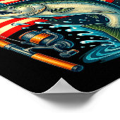 O'fishally 16 Years Old Fishing 16th Birthday Boys Poster (Hoek)